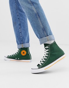 Зеленые высокие кеды Converse All Star Chuck Taylor - Зеленый