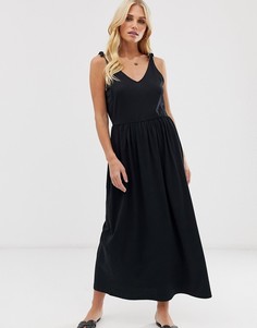 Платье макси на бретелях Vero Moda - Черный