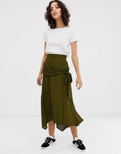 Юбка миди в клетку ASOS DESIGN - Мульти