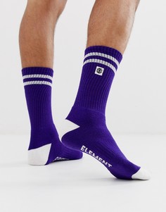 Фиолетовые носки с логотипом Element - Фиолетовый
