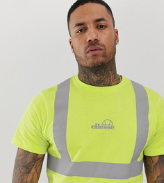 Желтая футболка со светоотражающей отделкой Ellesse Cristian эксклюзивно для ASOS - Желтый