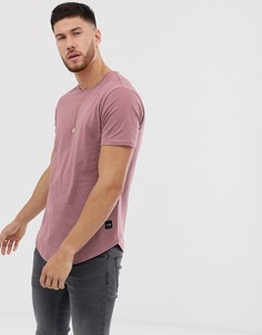 Удлиненная футболка Only & Sons - Фиолетовый