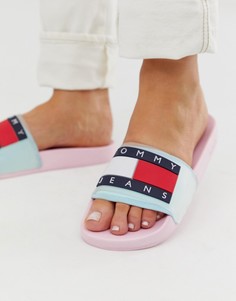 Шлепанцы с логотипом Tommy Jeans - Розовый
