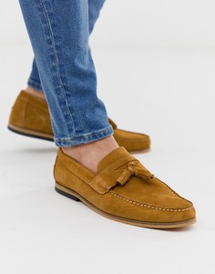 Светло-коричневые лоферы River Island - Рыжий