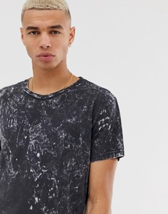 Выбеленная футболка Cheap Monday - Черный