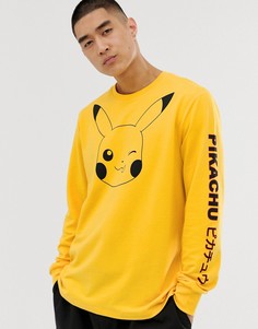 Желтый лонгслив Criminal Damage x Pokémon Pikachu - Желтый