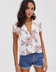 Рубашка с цветочным принтом River Island - Белый