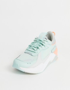 Кроссовки цвета морской волны Puma - RS-X Tracks - Зеленый