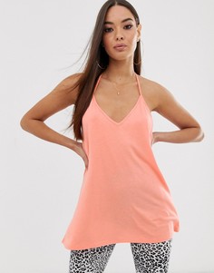 Оранжевый топ на бретельках с заниженными проймами ASOS DESIGN - Оранжевый