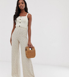 Широкие брюки ASOS DESIGN Tall - Мульти
