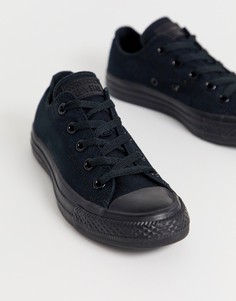 Черные монохромные кеды Converse Chuck Taylor All Star Ox - Черный