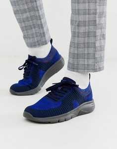 Темно-синие замшевые кроссовки Camper - Темно-синий