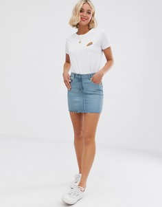 Джинсовая мини-юбка Parisian - Синий