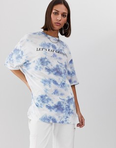 Футболка с разноцветным принтом Bershka x Lets Eat Grandma - Мульти