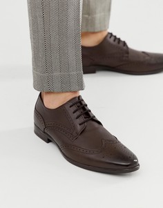 Коричневые кожаные дерби Redfoot - Коричневый