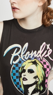 Chaser Gauzy Cotton High Low Muscle Tank