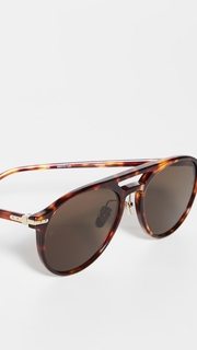 Linda Farrow Luxe Acetate Aviator Sunglasses