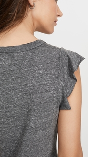 Chaser Flutter Sleeve Shirttail Tee