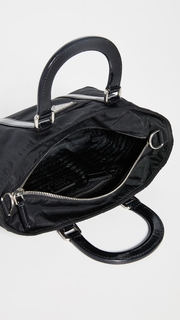 What Goes Around Comes Around Prada Black Nylon Mini Handbag