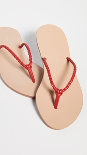 Loeffler Randall Kaia Braided Plank Flip Flops