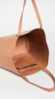 Madewell Classic Transport Tote with Rainbow Stripe