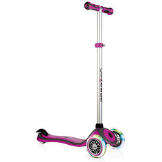 Трехколесный самокат Globber Primo Plus Lights, сливовый
