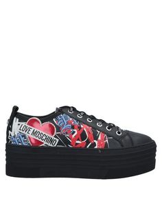Низкие кеды и кроссовки Love Moschino
