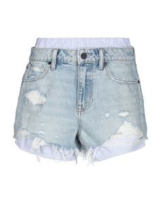 Джинсовые шорты Alexander Wang