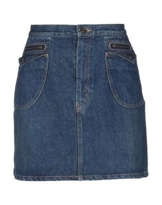 Джинсовая юбка Saint Laurent
