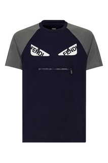 Футболка с отделкой Fendi