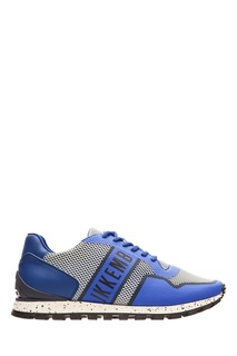Комбинированные синие кроссовки Dirk Bikkembergs