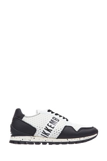 Комбинированные кроссовки с перфорацией Dirk Bikkembergs