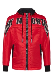 Красная куртка с контрастной отделкой Philipp Plein