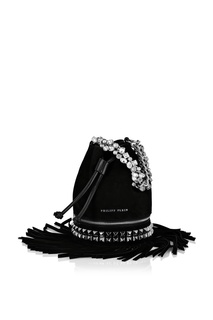 Черная сумка с отделкой Philipp Plein