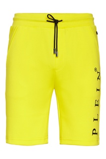 Желтые трикотажные шорты Philipp Plein