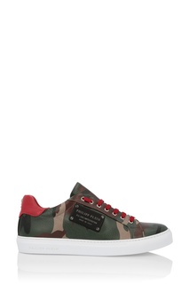Камуфляжные кеды Philipp Plein