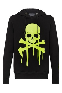 Худи с неоновыми нашивками Philipp Plein