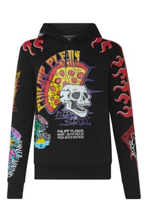 Худи с яркими рисунками Philipp Plein