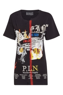 Комбинированная футболка Philipp Plein