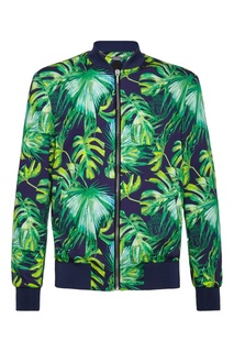 Бомбер с тропическим принтом Billionaire