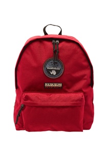 Красный рюкзак с нашивками Napapijri