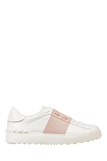 Белые кеды Open с отделкой Valentino