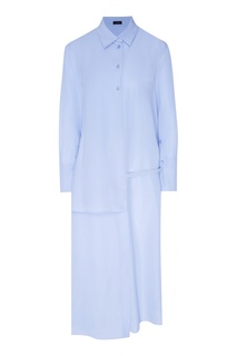 Голубое платье-рубашка Joseph