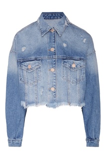 Голубой джинсовый жакет Victoria Bonya Jeans
