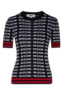 Джемпер с логотипами Msgm