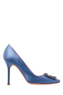 Голубые туфли Hangisi Manolo Blahnik