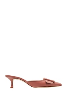 Коричневые кожаные туфли Maysale Manolo Blahnik