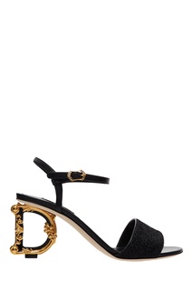 Босоножки с каблуками в форме логотипа Dolce & Gabbana