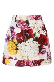 Шорты с крупным цветочным принтом Dolce & Gabbana