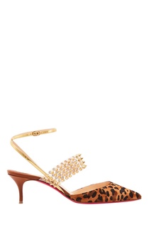 Леопардовые слингбэки Levita 55 Christian Louboutin